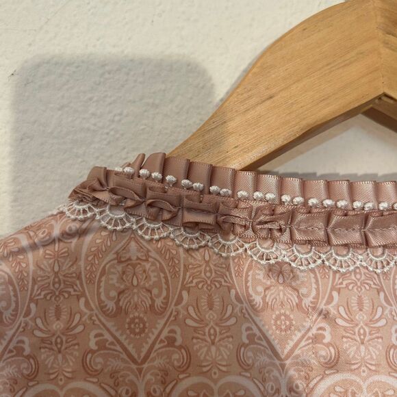 Pink Sound Of Music Austrian German Dirndl Dress Size 10 - Picture 8 of 10